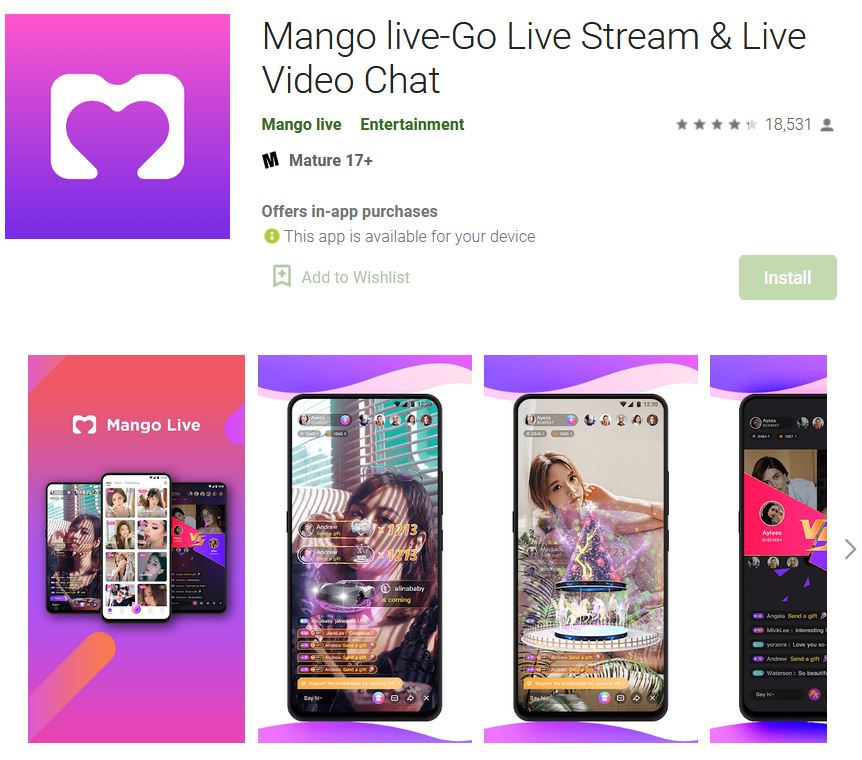Mango Live yang lagi Viral