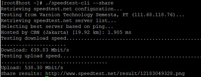 Cara Install Speedtest-cli pada CentOS 8