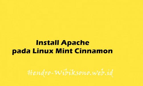 Cara Install Apache pada Linux Mint Cinnamon