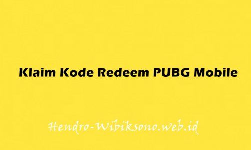 Klaim Kode Redeem PUBG Mobile 19 November 2021