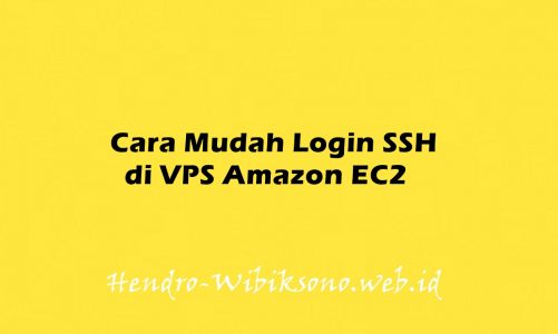 Cara Mudah Login SSH di VPS Amazon EC2