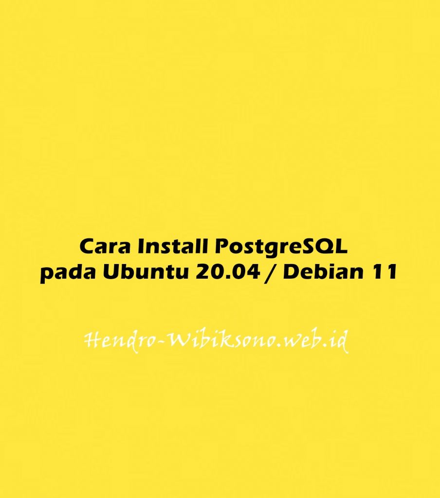 postgresql