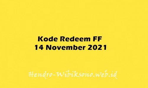 Kode Redeem FF 14 November 2021, Banjir Hadiah Buruan Klaim