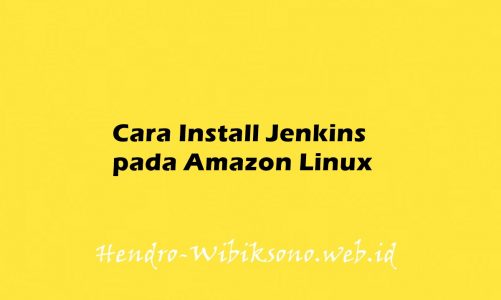 Cara Install Jenkins pada Amazon Linux