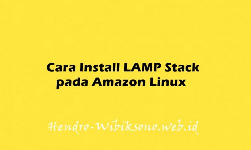 Cara Install LAMP Stack pada Amazon Linux