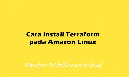 Cara Install Terraform pada Amazon Linux