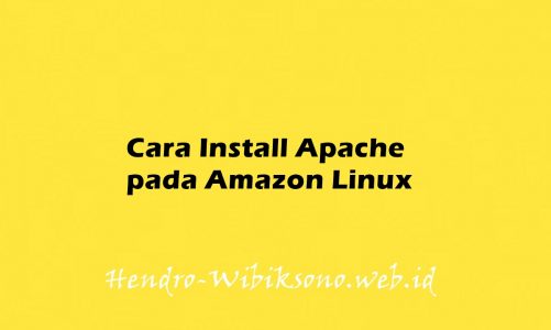 Cara Install Apache pada Amazon Linux
