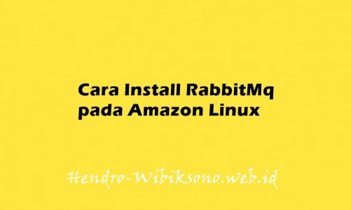 Cara Install RabbitMQ pada Amazon Linux