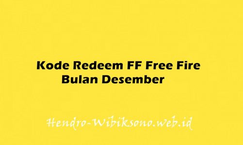 Kode Redeem FF Free Fire Bulan Desember