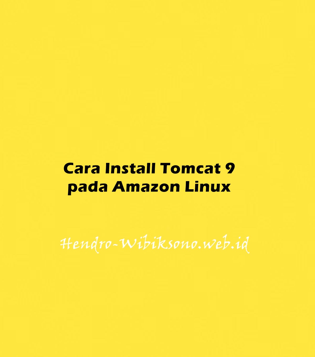 Install Tomcat 9