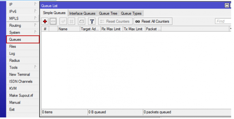 Cara Membatasi Limit Bandwidth Mikrotik Dengan Simple Queue Mikrotik 5806