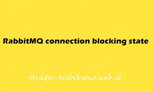 RabbitMQ connection in blocking state