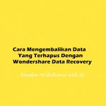 Cara Mengembalikan Data Yang Terhapus Dengan Wondershare Data Recovery