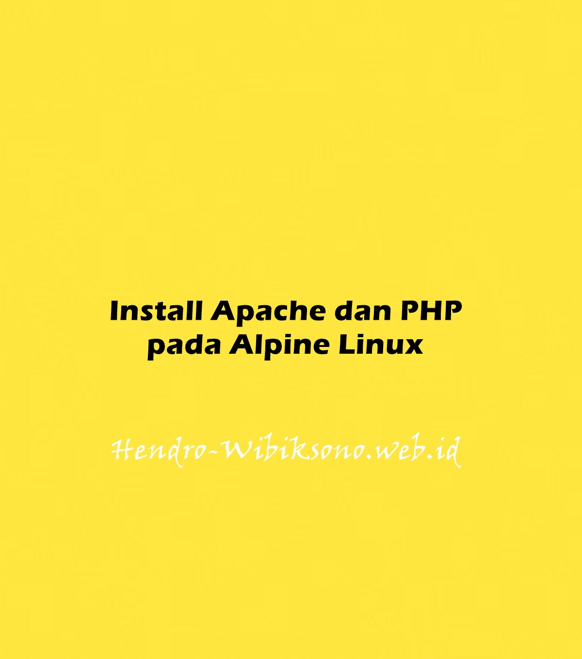 install-apache-dan-php-pada-alpine-linux