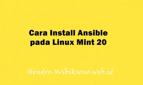 Cara Install Ansible pada Linux Mint 20