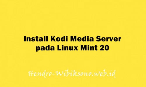 Install Kodi Media Server pada Linux Mint 20