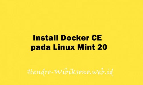 Install Docker CE pada Linux Mint 20