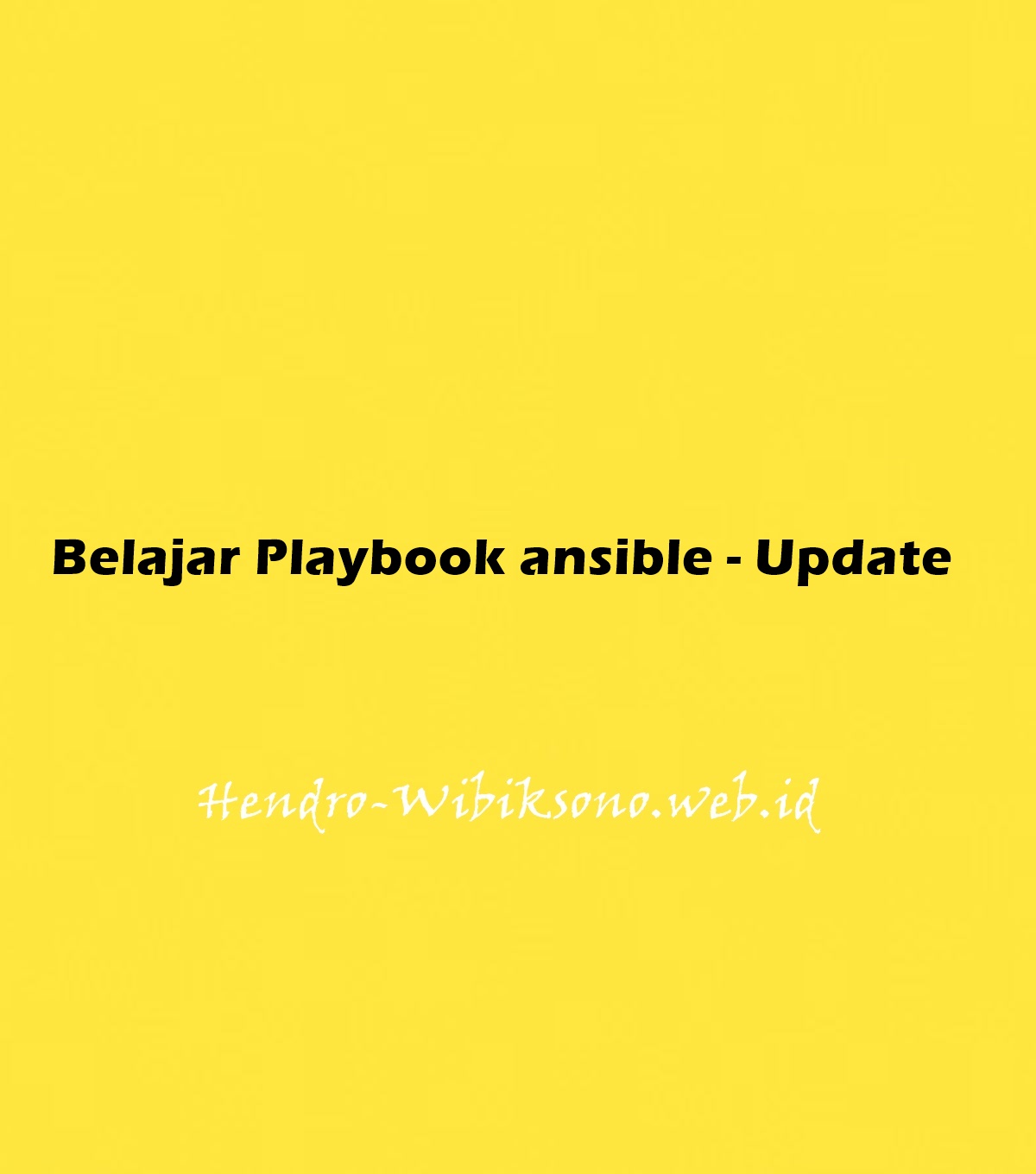 belajar-playbook-ansible-update-server