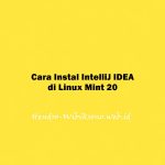 Cara Instal IntelliJ IDEA di Linux Mint 20