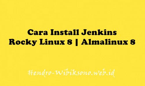 Cara Install Jenkins pada Rocky Linux 8 | Almalinux 8