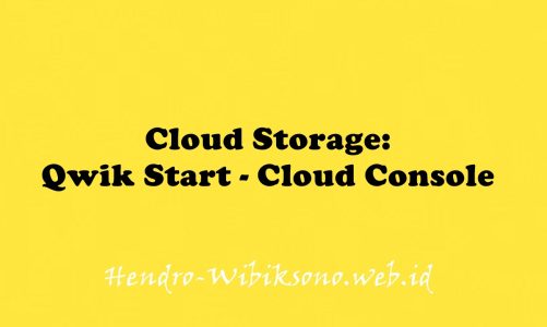 Cloud Storage: Qwik Start – Cloud Console