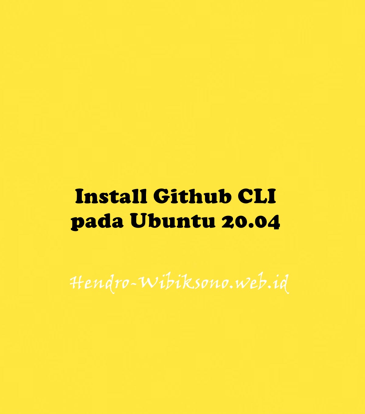 install-github-cli-pada-ubuntu-20-04