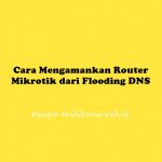 Cara Mengamankan Router Mikrotik dari Flooding DNS