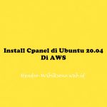 Install Cpanel di Ubuntu 20.04 AWS
