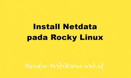 Install Netdata pada Rocky Linux