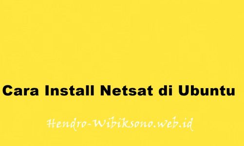 Cara Install Netsat di Ubuntu