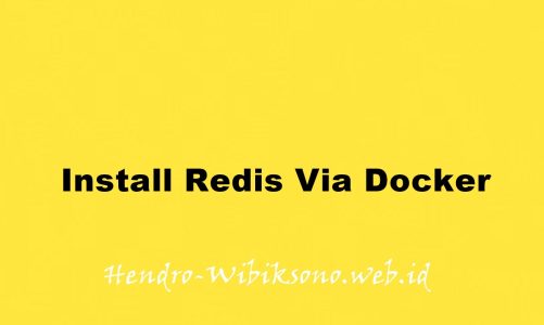 Install Redis Via Docker