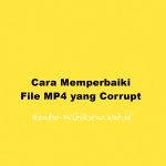 Cara Memperbaiki File Video MP4 yang Corrupt