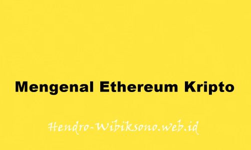 Mengenal Ethereum Kripto