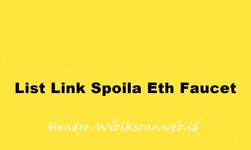 List Link Spoila Eth Faucet