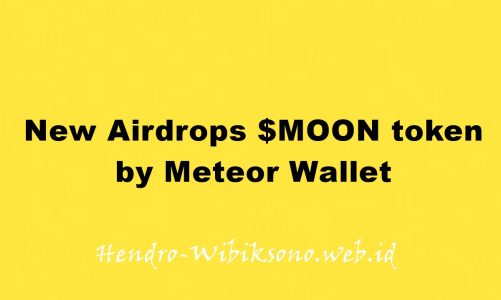 New Airdrops $MOON token by Meteor Wallet