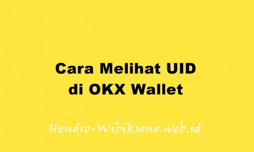 Cara Melihat UID di OKX Wallet