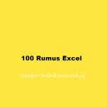 100 Rumus Excel dan Contohnya