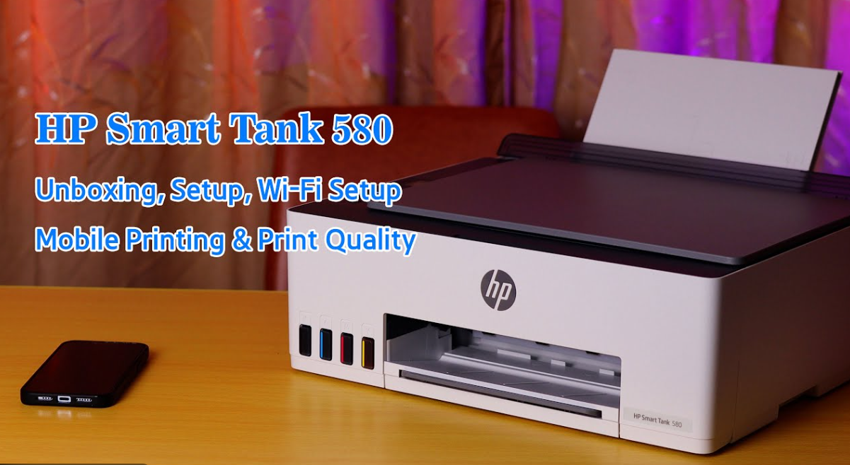Cara Setting Printer HP Smart Tank 580